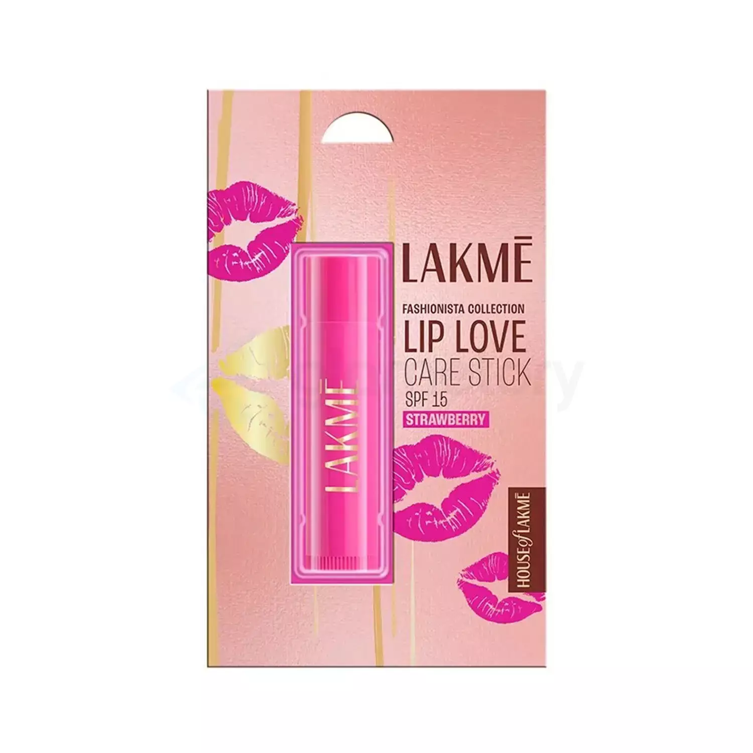 Lakmé Lip Love Care Stick SPF 15-Strawberry