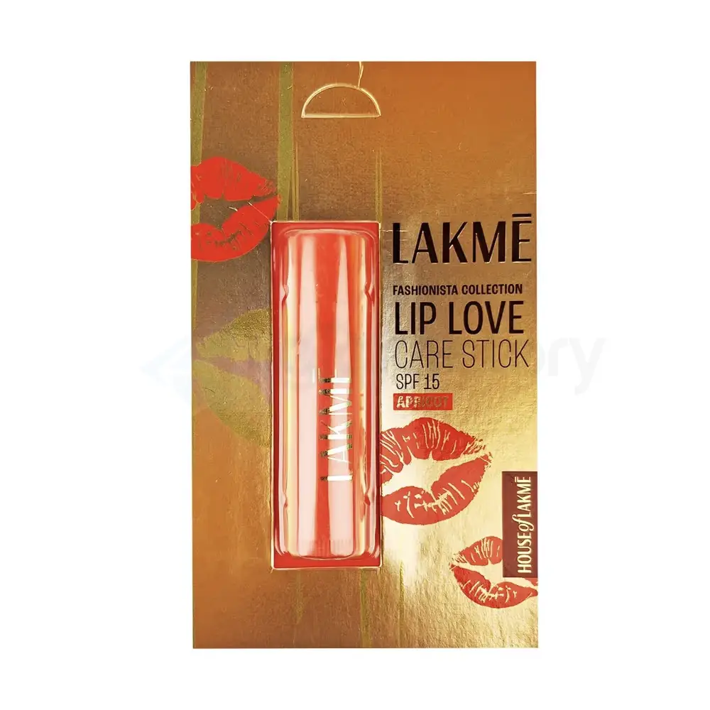 Lakmé Lip Love Care Stick SPF 15-Apricot