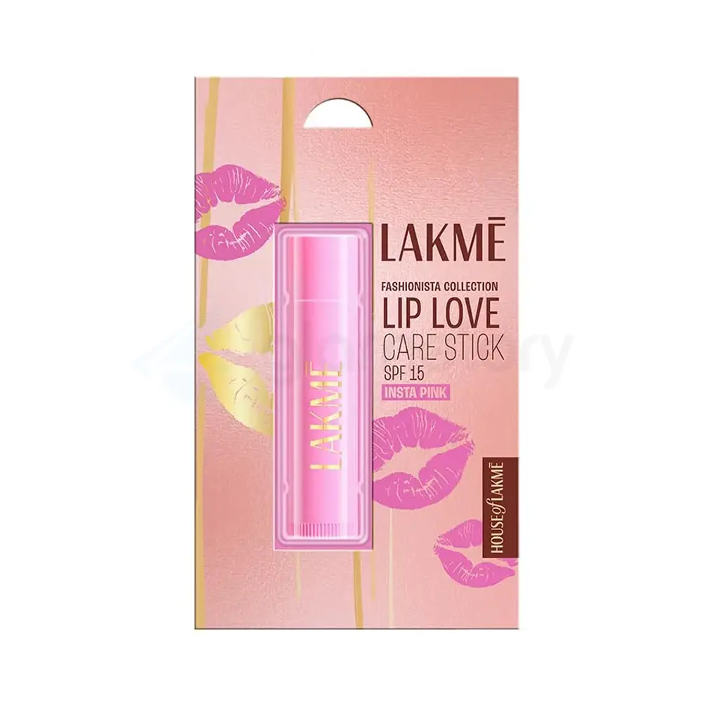 Lakmé Lip Love Care Stick SPF 15-Insta Pink