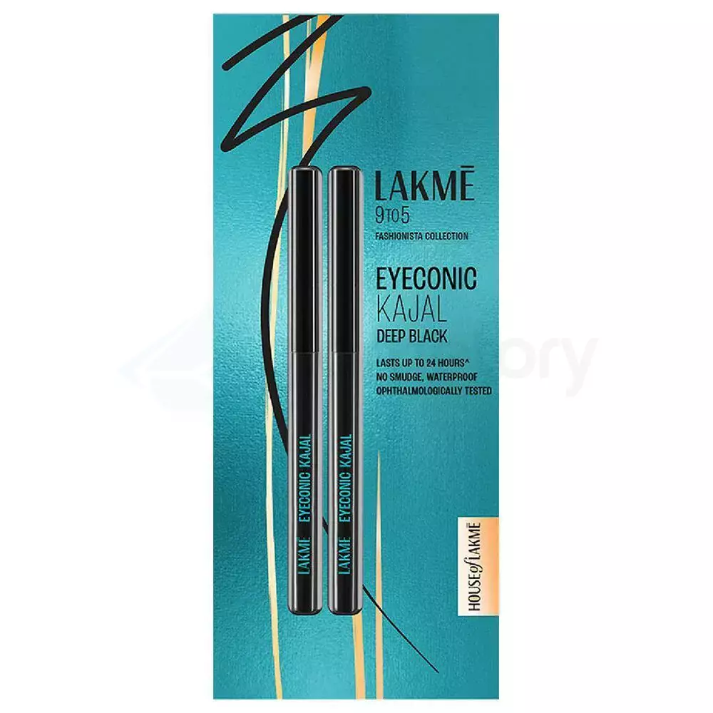 Lakmé Eyeconic Kajal Twin Pack-Deep Black