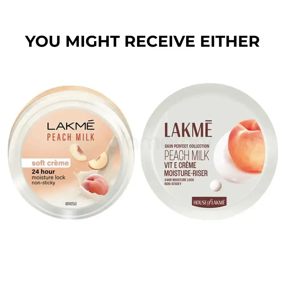 Lakmé Peach Milk Vitamin E Cream Moisturiser-25g thumbnail 3