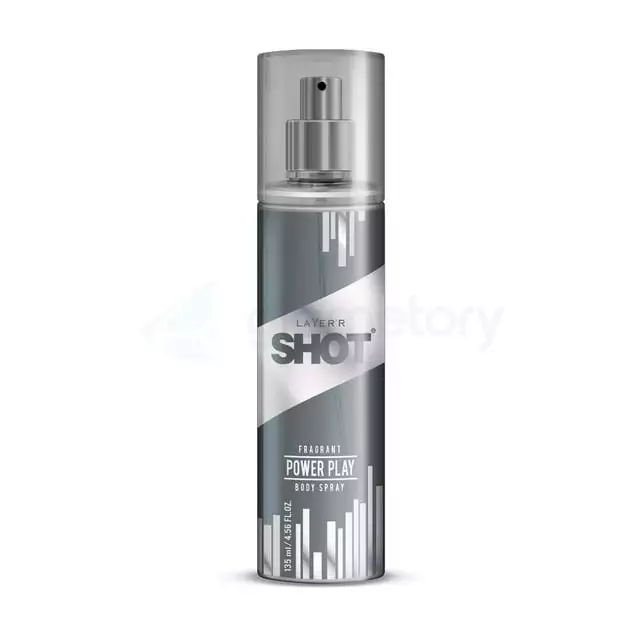 Layer'r Shot Power Play Fragrant Body Spray for Men-135ml