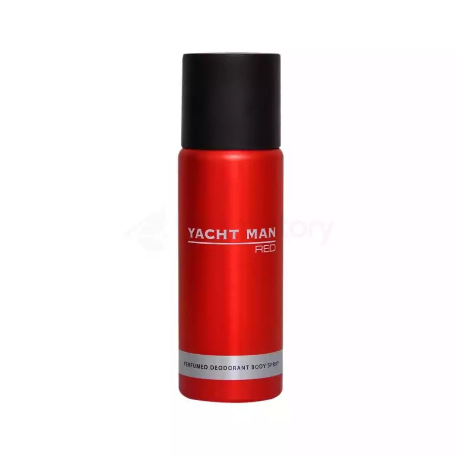 Yacht Man Red Perfumed Deodorant Body Spray-200ml