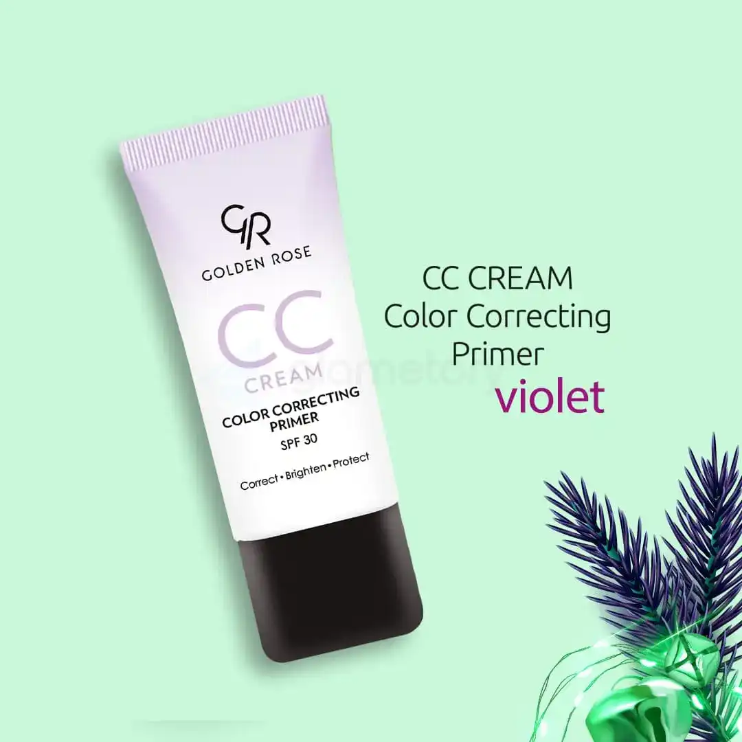 Golden Rose CC Cream Color Correcting Primer-30ml Violet thumbnail 4