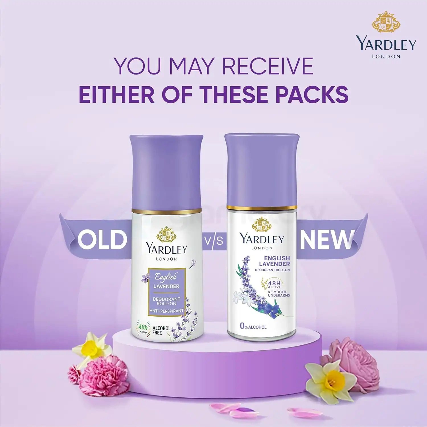 Yardley London English Lavender Anti-Perspirant Roll On-50ml thumbnail 4