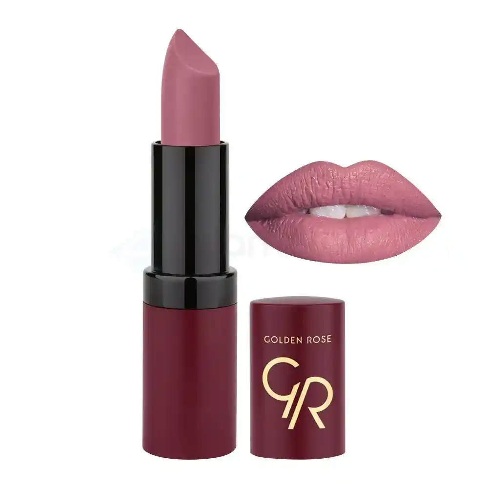 Golden Rose Velvet Matte Lipstick-02 Dusty Rose thumbnail 3