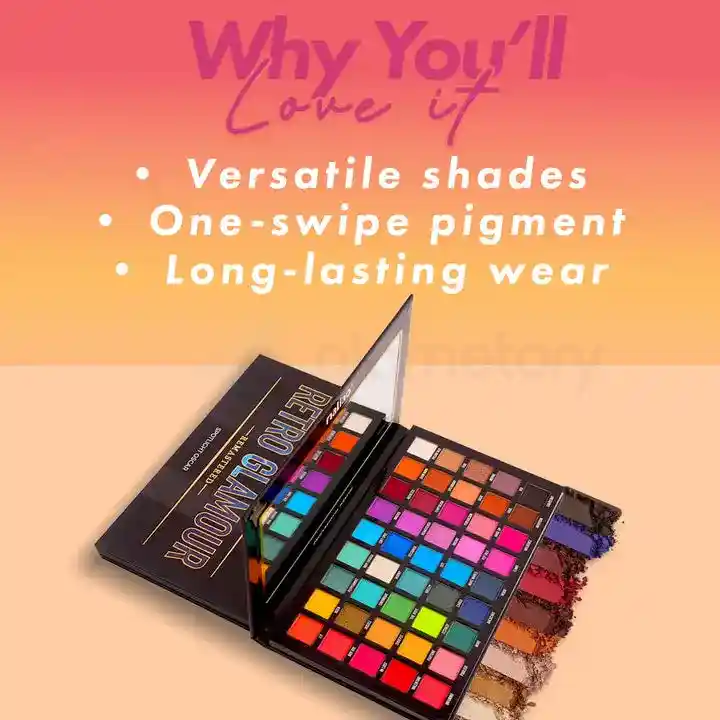 Maliao Retro Glamour Eyeshadow Palette-45 Shades thumbnail 5