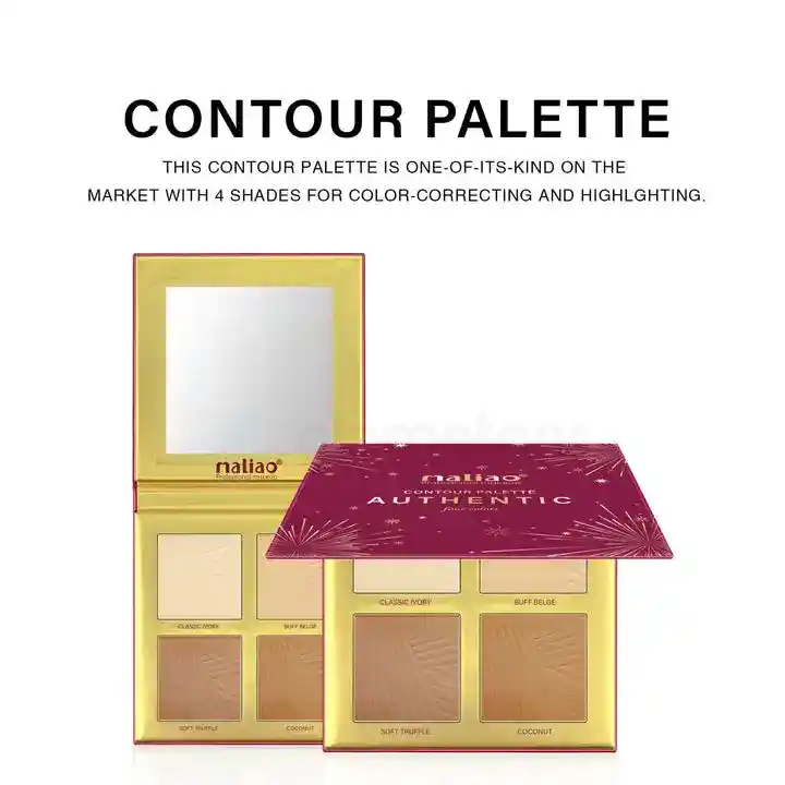 Maliao Authentic Contour Palette Four Colors-18g thumbnail 4