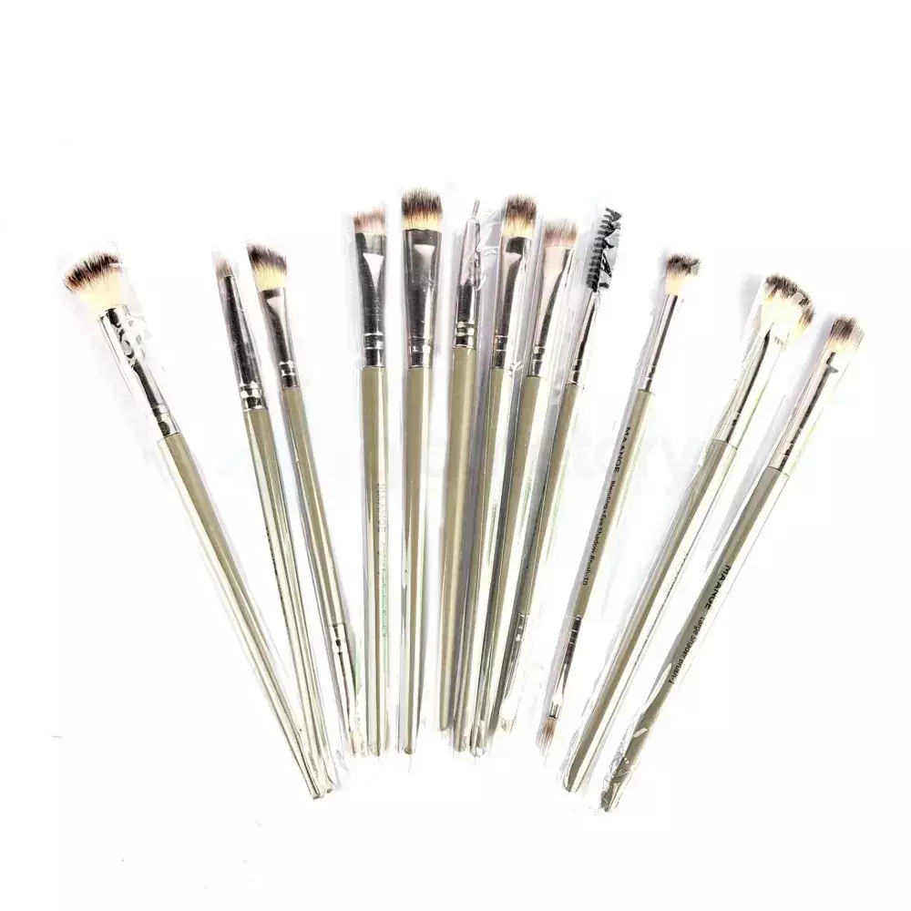 Maange Makeup Brush 12pcs Set–Ash Color