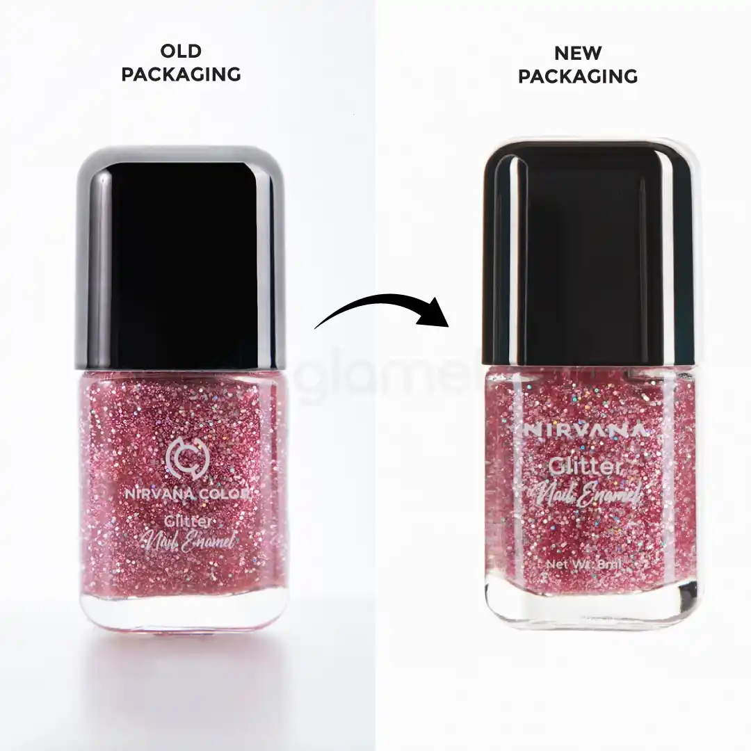 Nirvana Color Glitter Nail Enamel Precious Love 19-8ml thumbnail 3