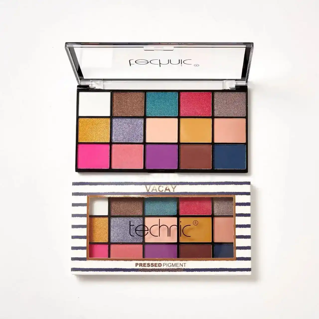 Technic 15 Color Pressed Pigment Palette-Vacay thumbnail 3
