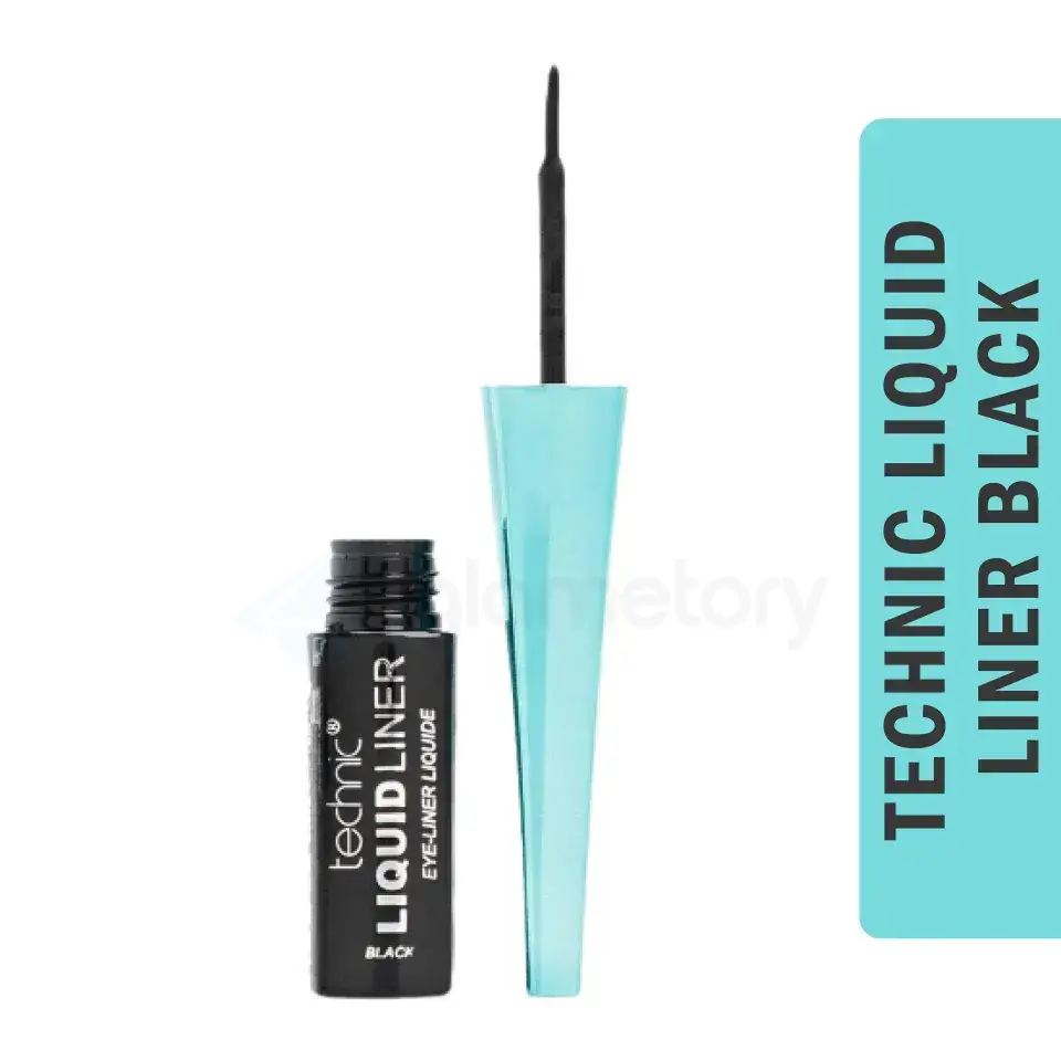 Technic Water Resistant Liquid Eyeliner-Black