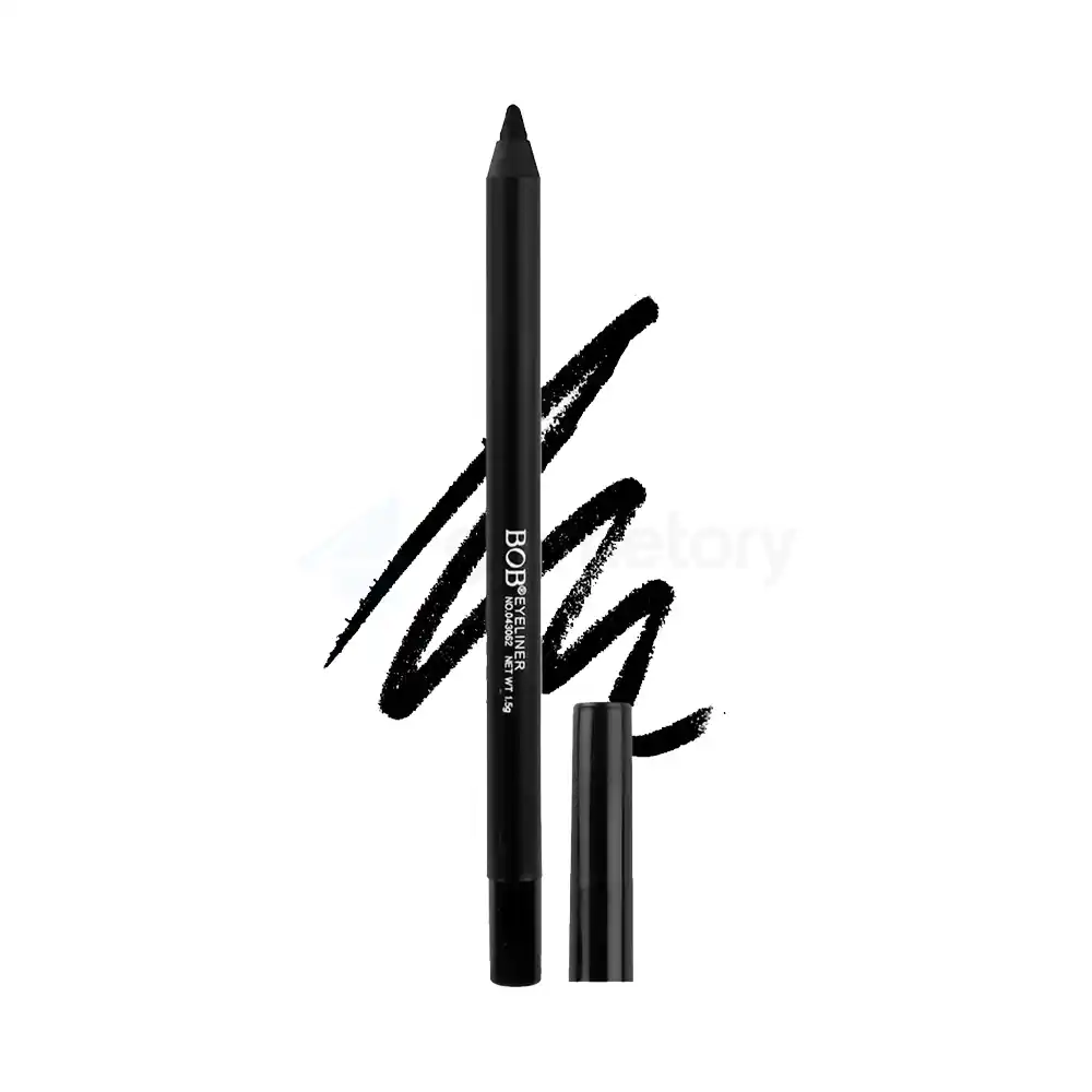 BOB Waterproof Pencil Gel Liner Kajal-Keen Black