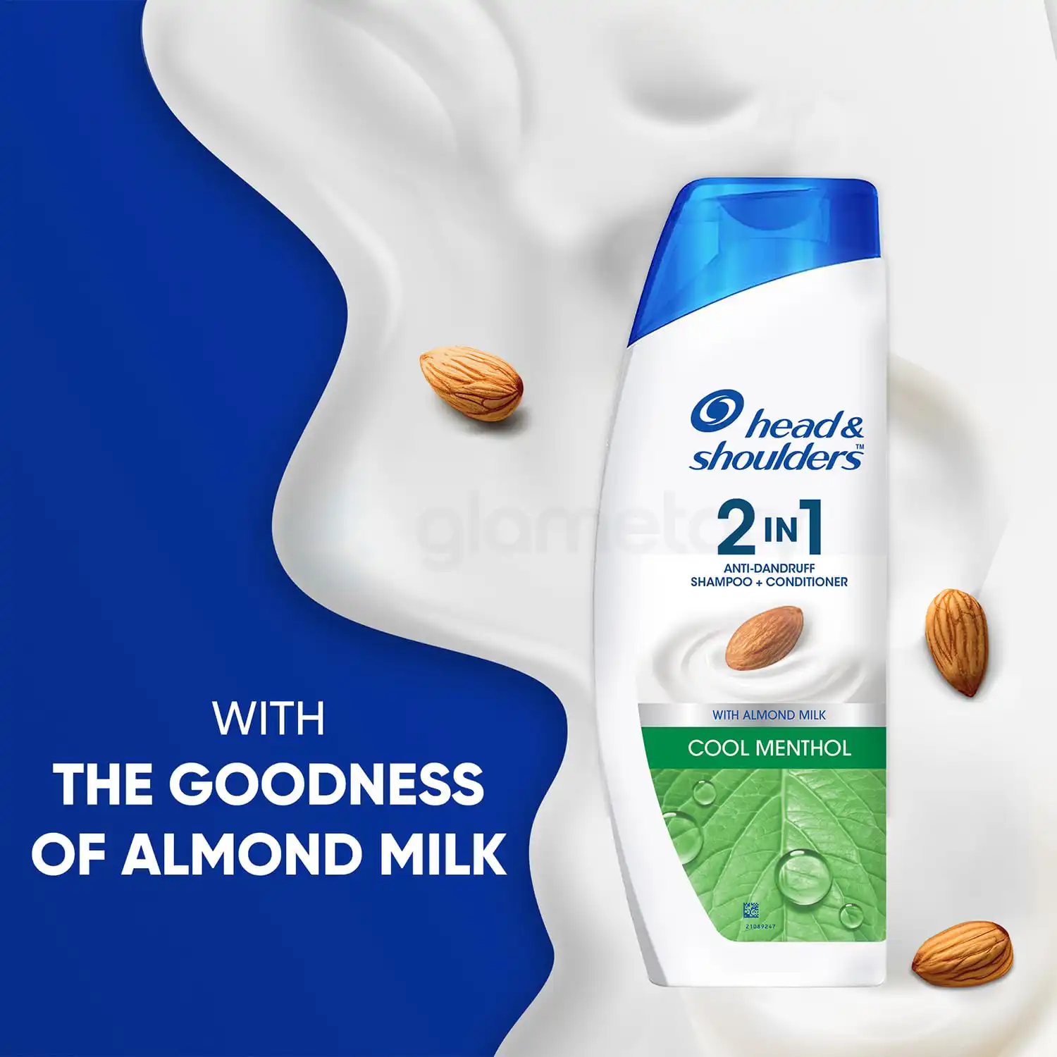 Head & Shoulders 2 In 1 Anti Dandruff Shampoo+Conditioner Cool Menthol-180ml thumbnail 4