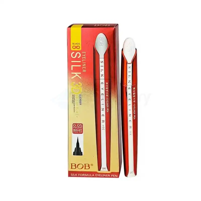 BOB 3D Silk Eyeliner Pen-Bright Black