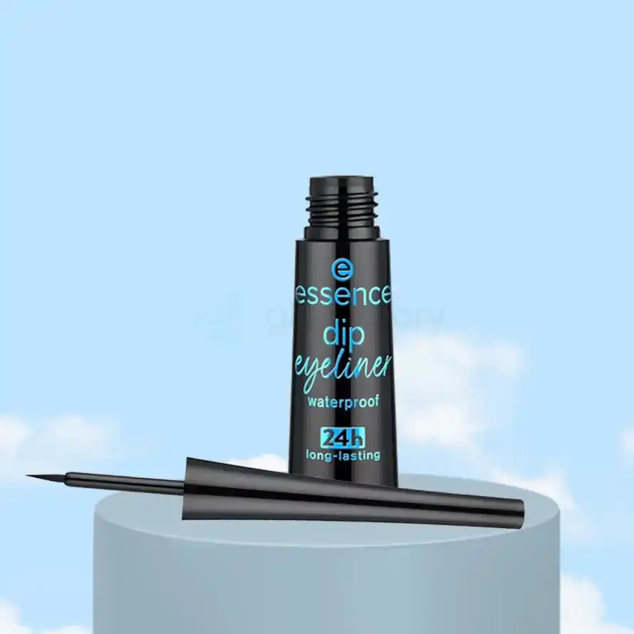 Essence Dip Eyeliner Waterproof 24h Long Lasting Black-3ml thumbnail 4
