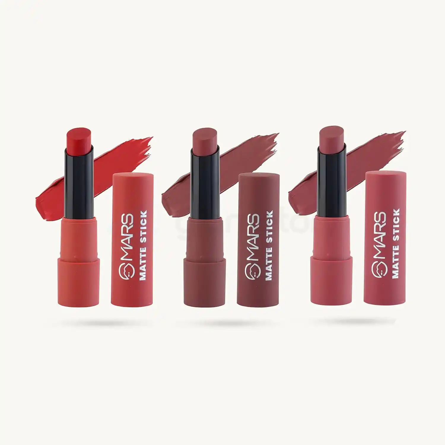 MARS 3 Matte Box Lipsticks Set-01 Reds & Maroons thumbnail 3