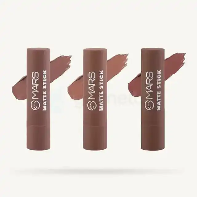 MARS 3 Matte Box Lipsticks Set-04 Browns thumbnail 4