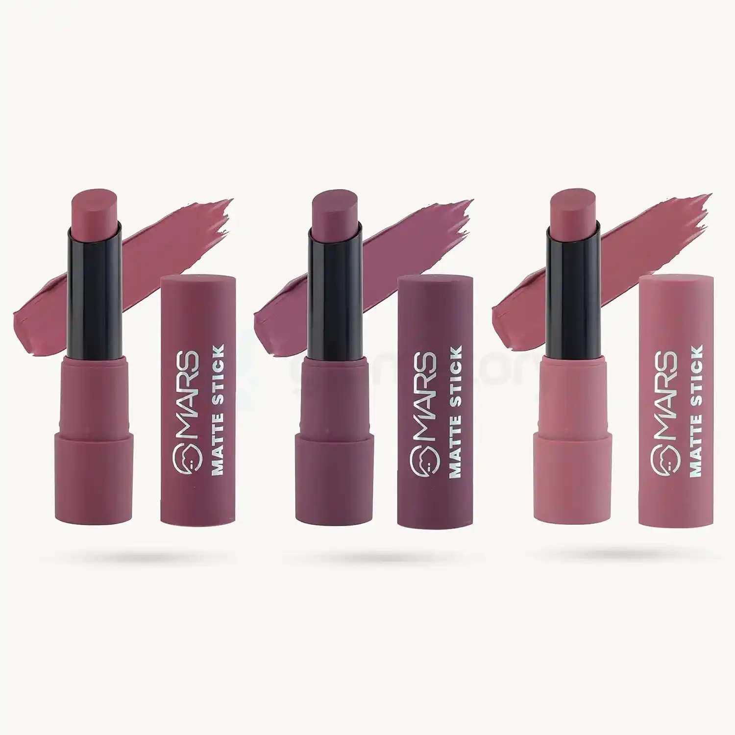 MARS 3 Matte Box Lipsticks Set-03 Plums thumbnail 4