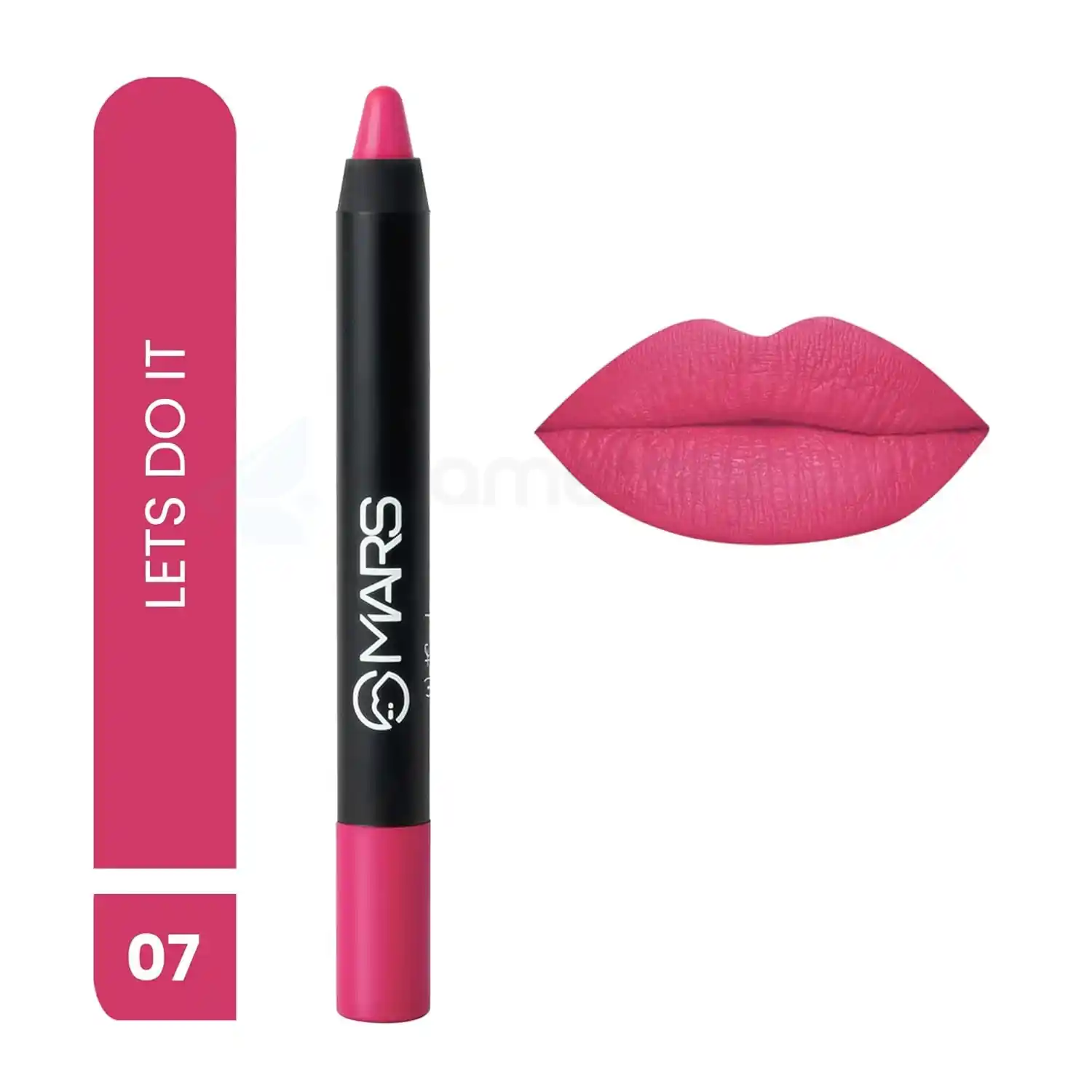 MARS Won’t Smudge Won’t Budge Crayon Lipstick-07 Let’s Do It thumbnail 3