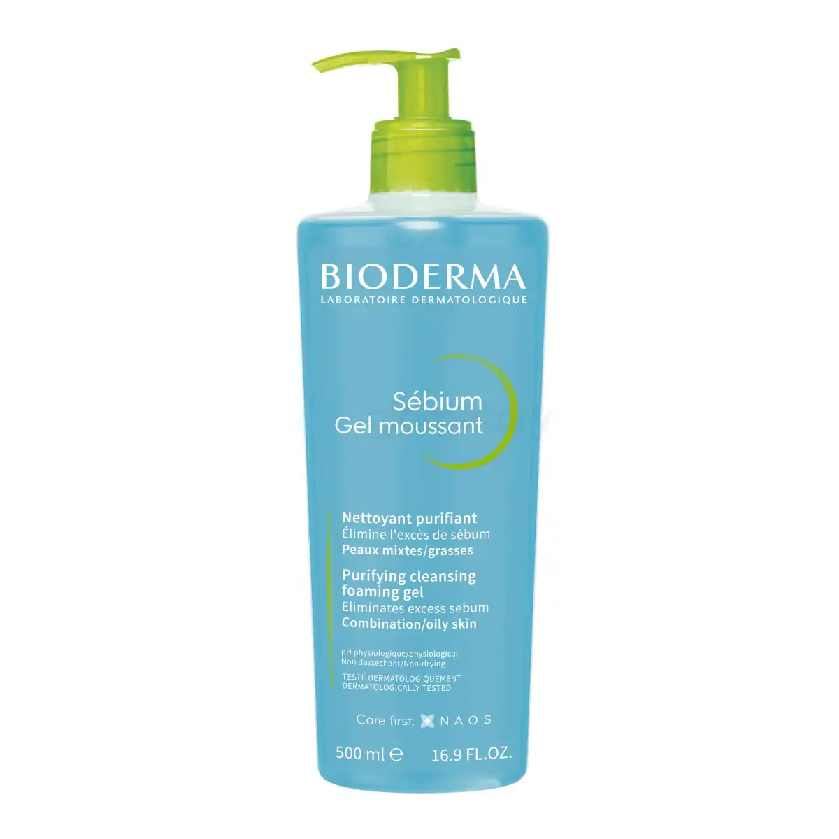 Bioderma Sébium Gel Moussant Purifying Cleansing Foaming Gel-500ml
