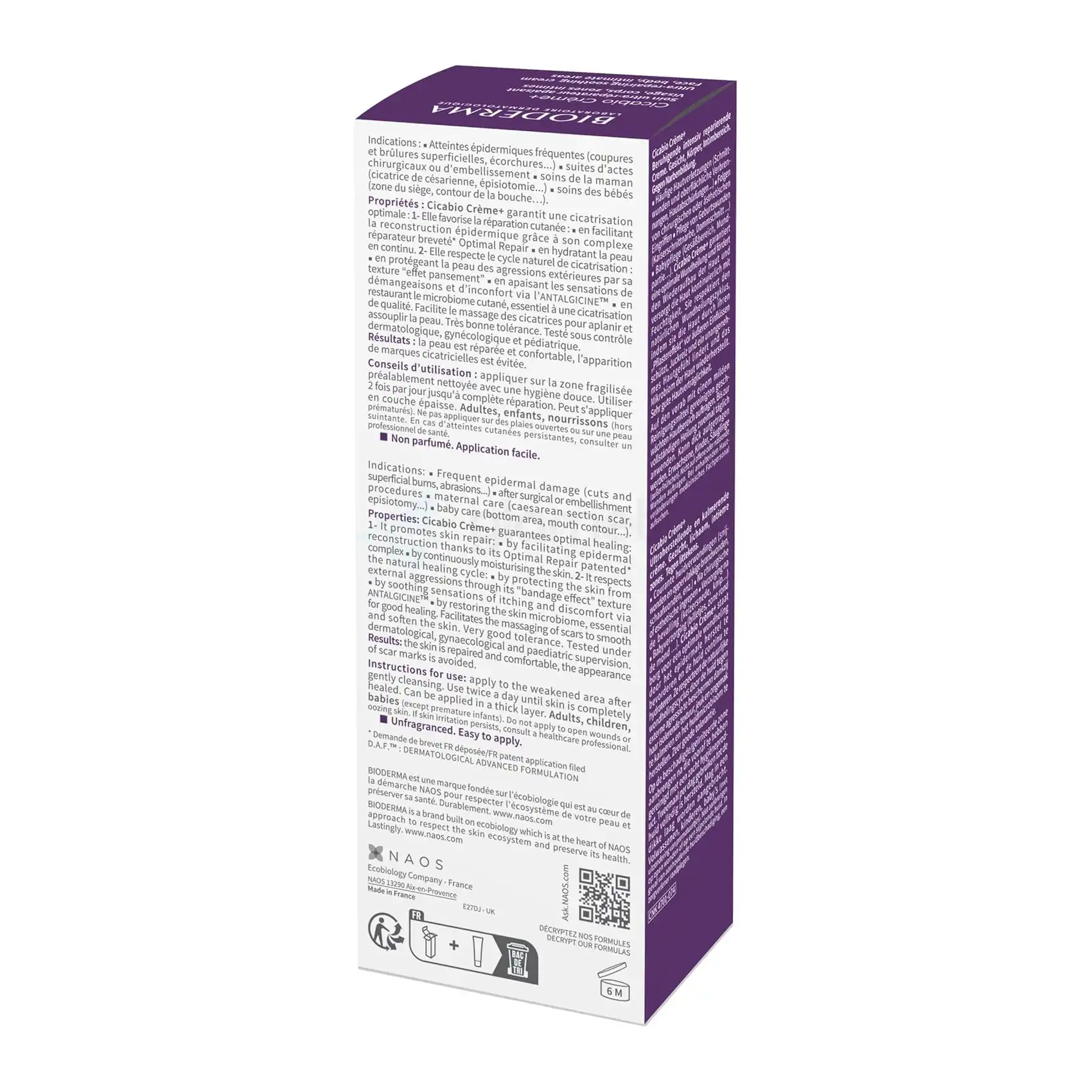 Bioderma Cicabio Crème+ Ultra-Repairing Soothing Cream-40ml thumbnail 3
