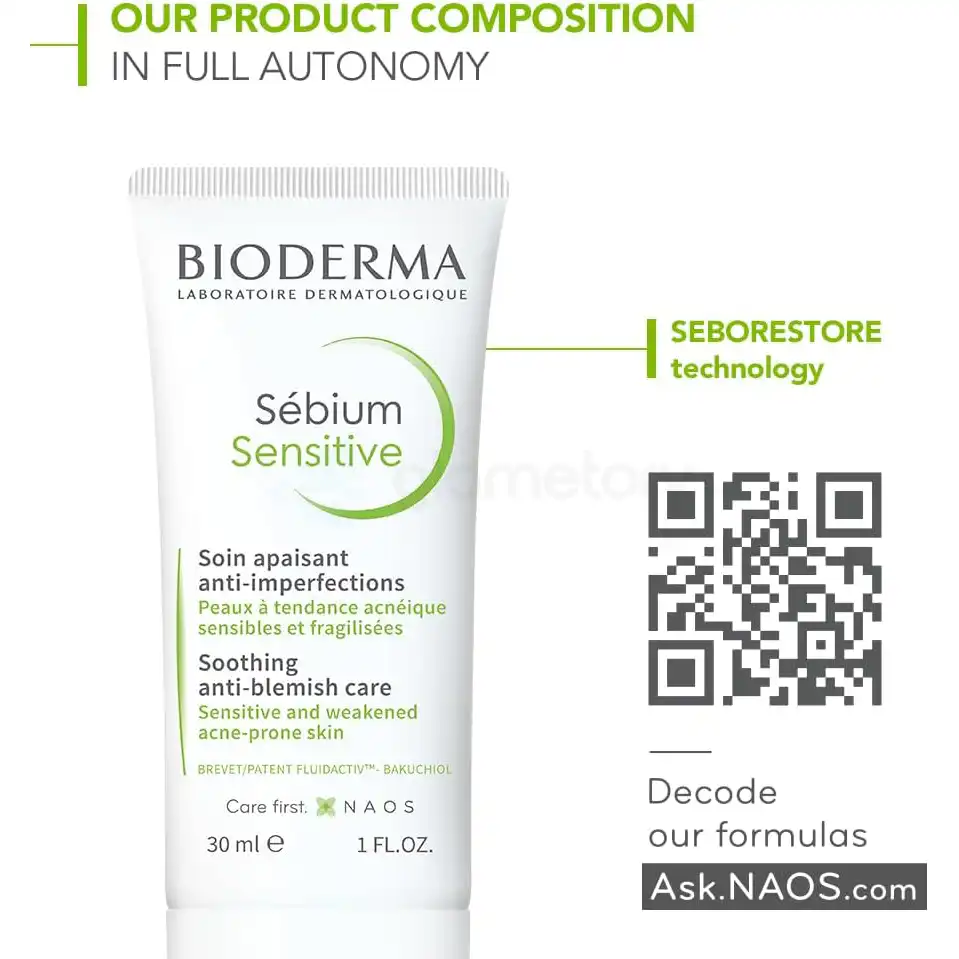 Bioderma Sébium Sensitive Soothing Anti Blemish Care-30ml thumbnail 4