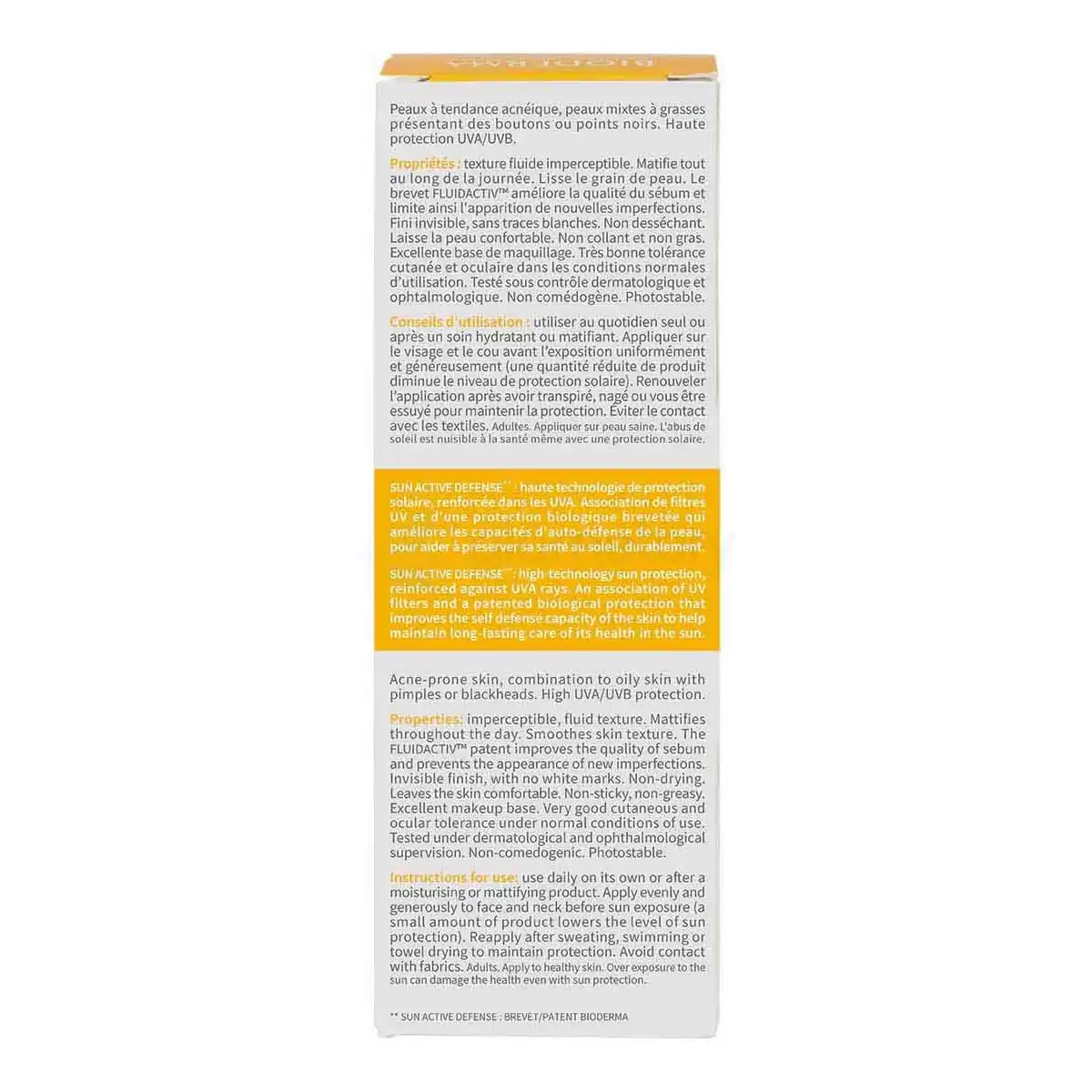 Bioderma Photoderm AKN Mat Sun Active Defense SPF30 Invisible-40ml