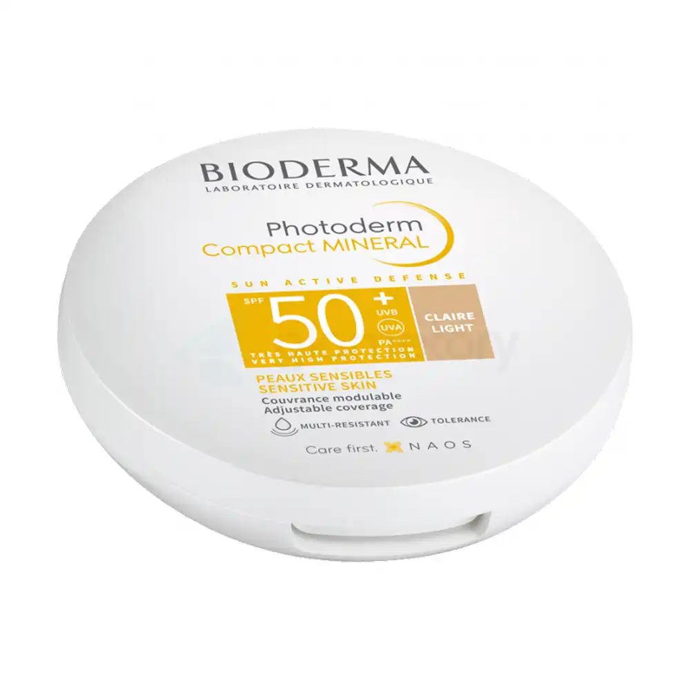 Bioderma Photoderm Compact Mineral SPF50+ Claire Light-10g