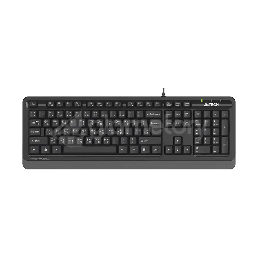 A4TECH FK10 Fstyler Wired Multimedia Keyboard with Bangla thumbnail 2
